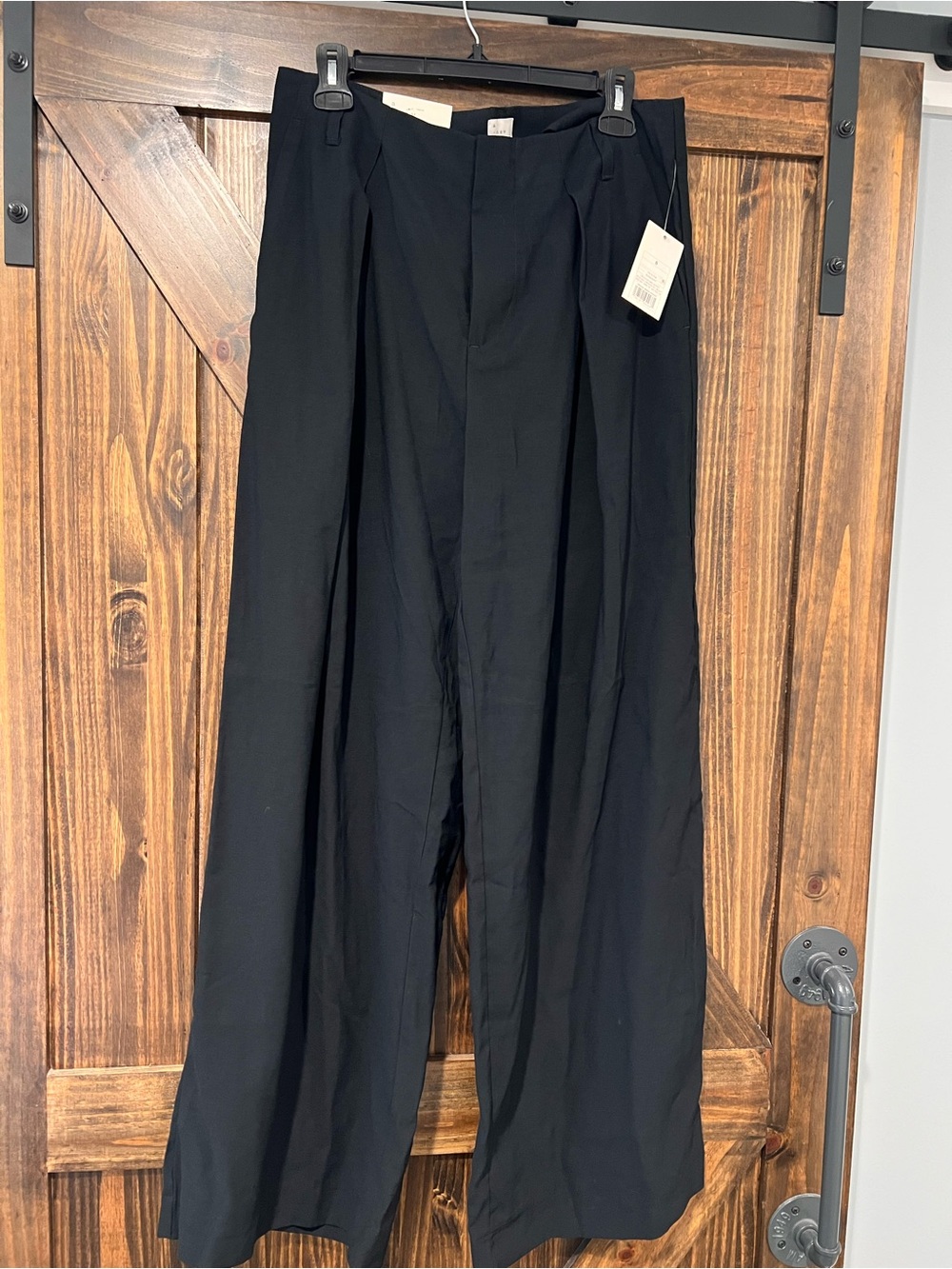 a new day Black Wide-Leg Women's Trousers